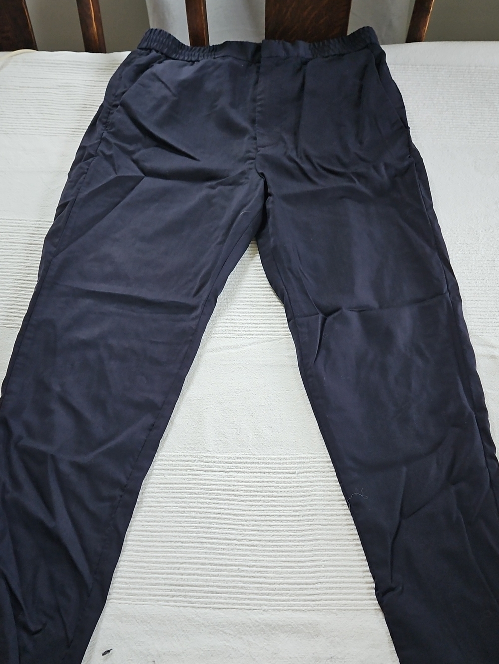 COS Dark Navy Elastic-Waist Joggers